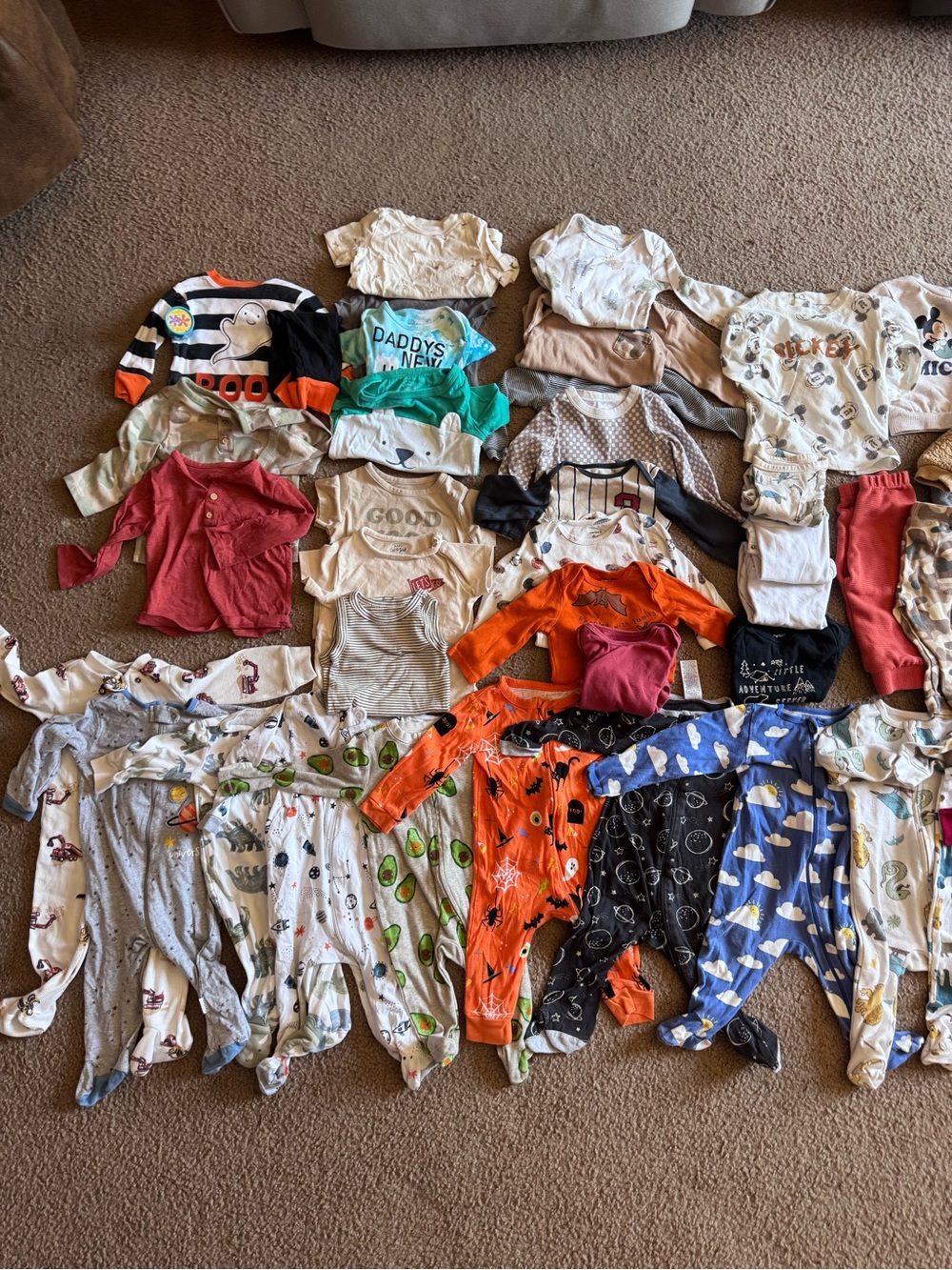 Mixed Baby One-Piece & Outfit Lot - Multi Color - Picture 3 of 4